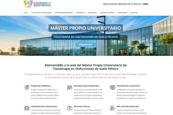 Nueva Web Máster 2020