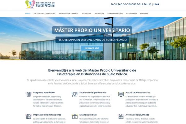 Nueva Web Máster 2020